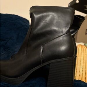 Mix No. 6 Black Heeled Boots